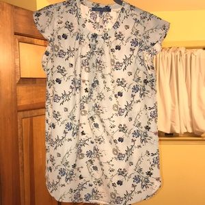 Super cute lightweight, floral fancy shirt